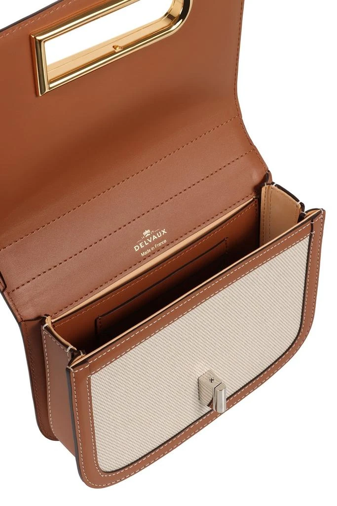 DELVAUX Delvaux Lingot Canvas Flap Shoulder Bag 6