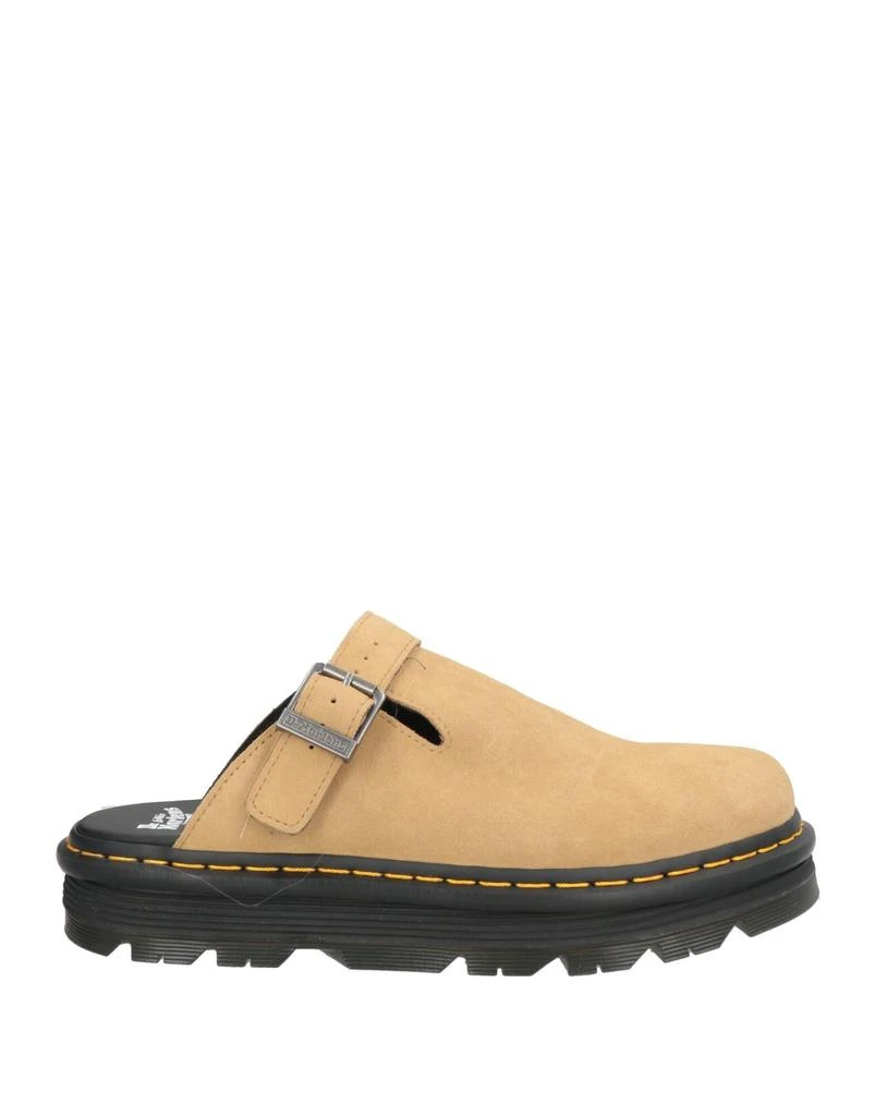 Dr. Martens Men\'s Beige Suede Slip-On Clogs with Buckle Strap Dr. Martens Jorge Oasis Suede | Beige | SVD main image 4