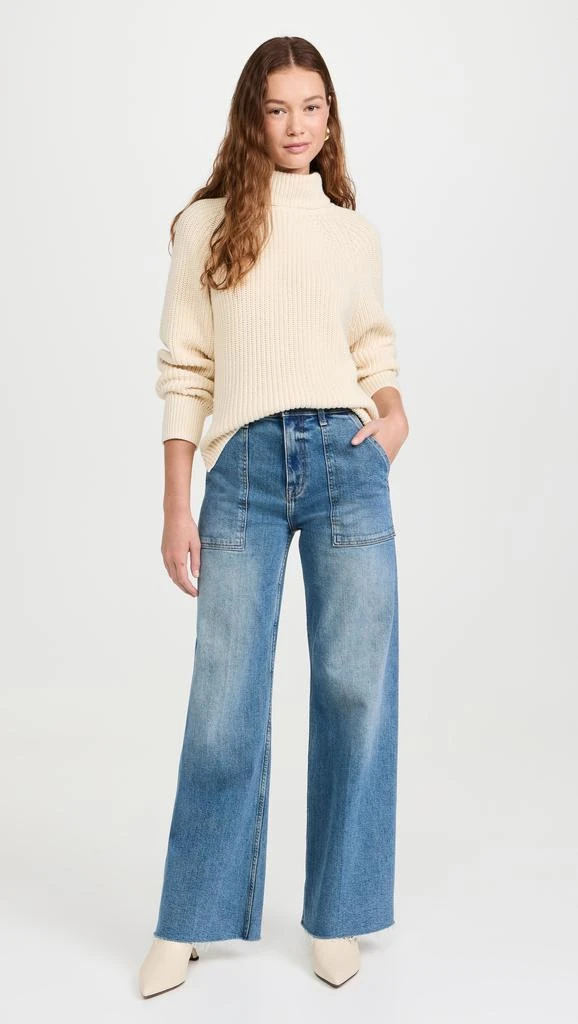 Alex Mill Nora Turtleneck Sweater in Cashmere Cotton 4
