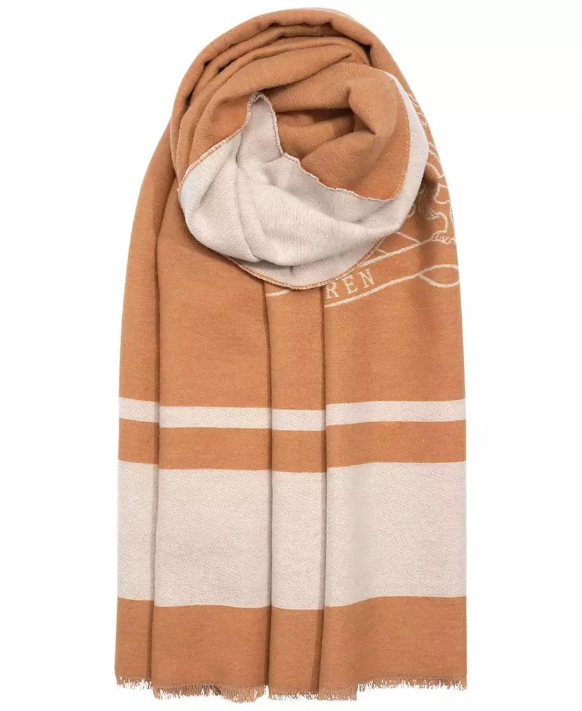 Ralph Lauren Crest Jacquard Wrap 1