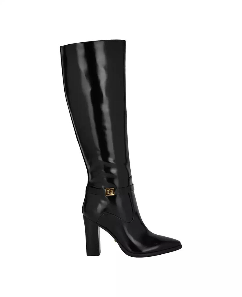 GUESS Women's Lendy Buckle Strap G-Logo High Knee Boots 2