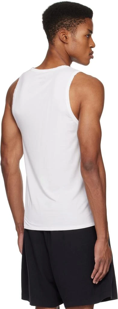 SKIMS Three-Pack White SKIMS Stretch Tank Tops 3