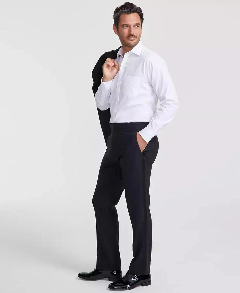 Brooks Brothers Men's Classic-Fit Wool Blend Tuxedo Suit Separates Pant 2