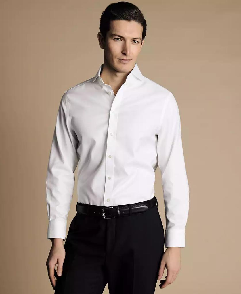 Charles Tyrwhitt Men's Slim-Fit Twill Dress Shirt