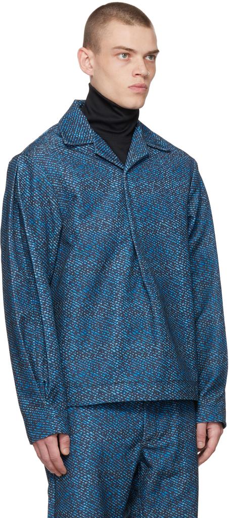 Bianca Saunders Black & Blue Cena Shirt