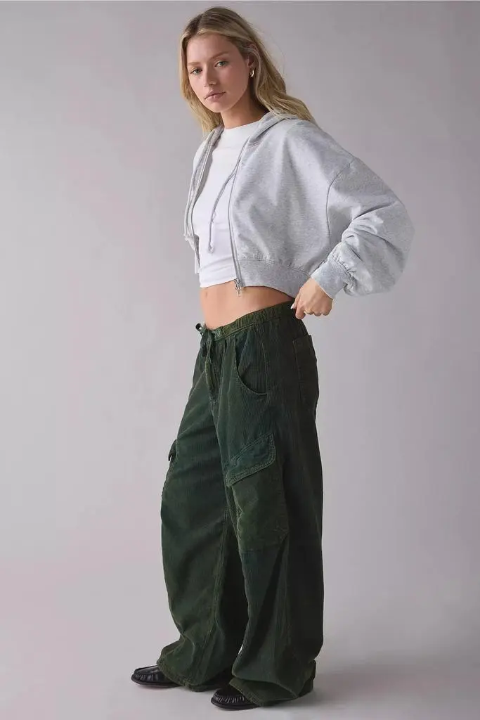 BDG BDG Station Cocoon Corduroy Baggy Barrel Leg Cargo Pants 4