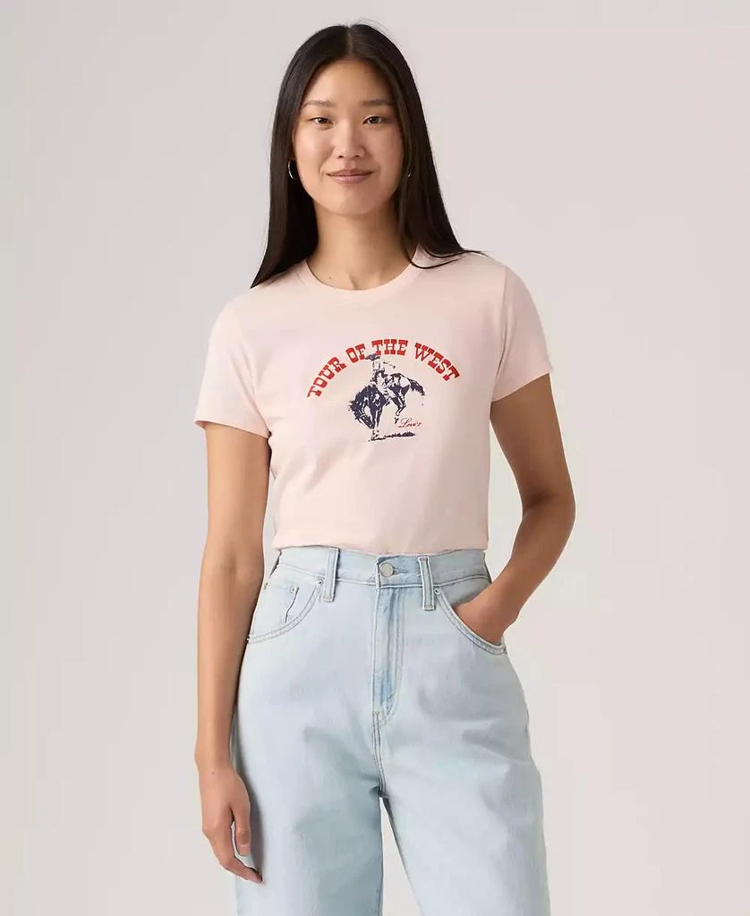 Levi's Women's Perfect Graphic Logo Cotton T-shirt 16