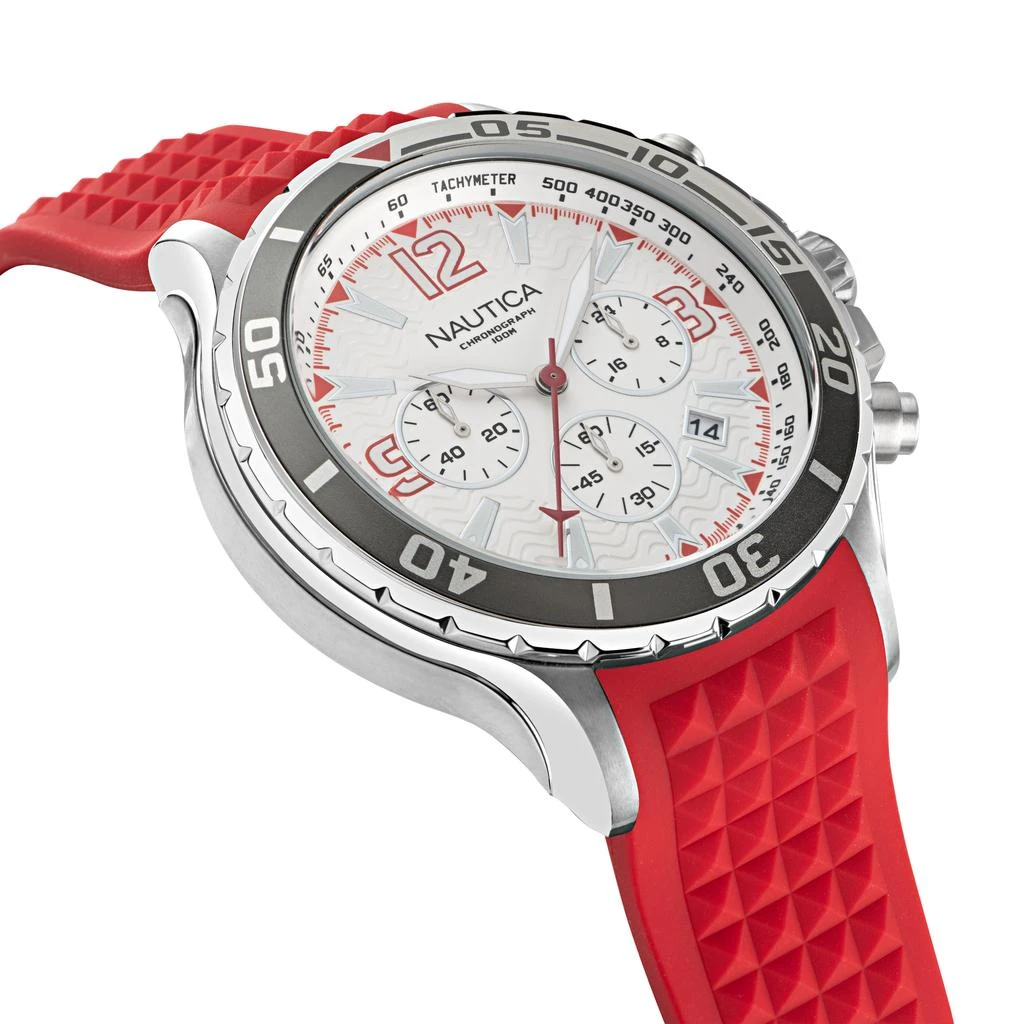 Nautica Silicone Chronograph Watch 3