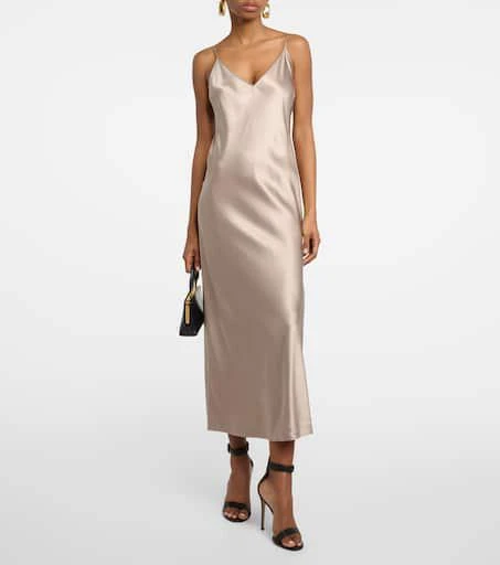 Joseph Clea silk satin slip dress 2