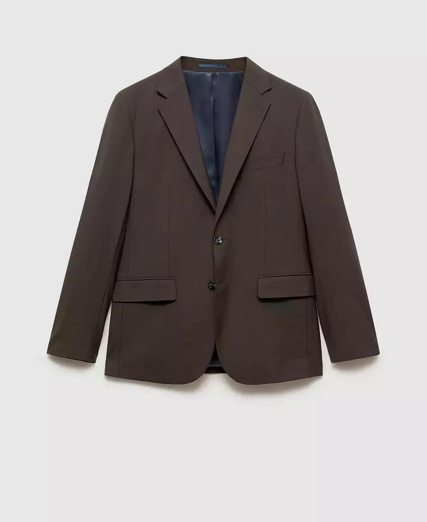 Mango Men's Wool Suit Blazer 6