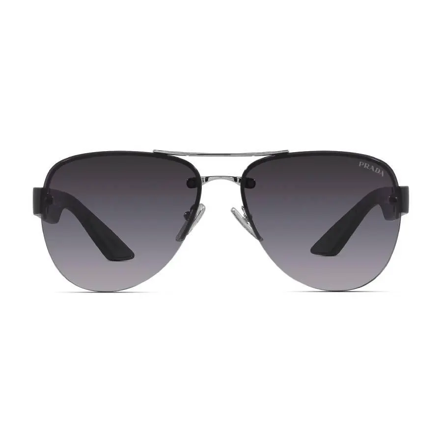 Prada Grey Gradient Pilot Men's Sunglasses PS 55YS 1BC09U 64