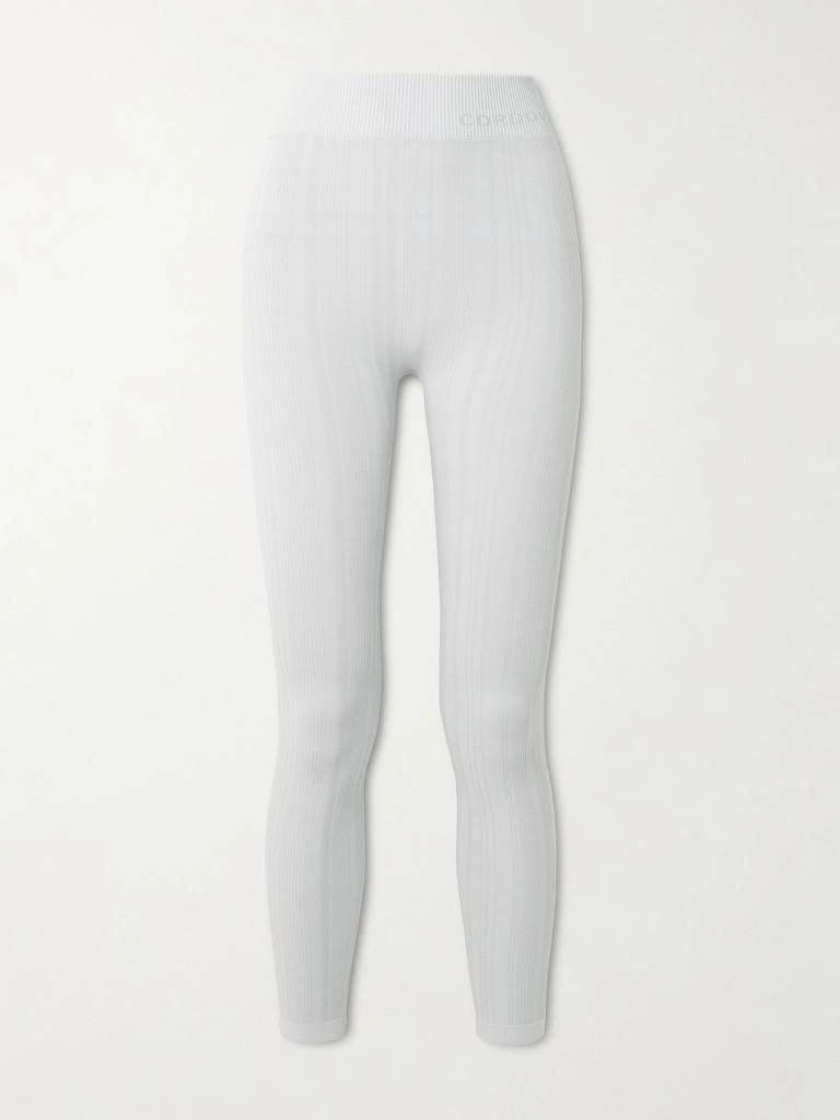 Cordova Sol Ribbed-knit Leggings - Light gray