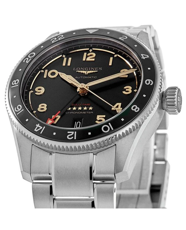 Longines Longines Spirit Zulu Time Automatic GMT Anthracite Dial Titanium Men's Watch L3.802.1.53.6 2