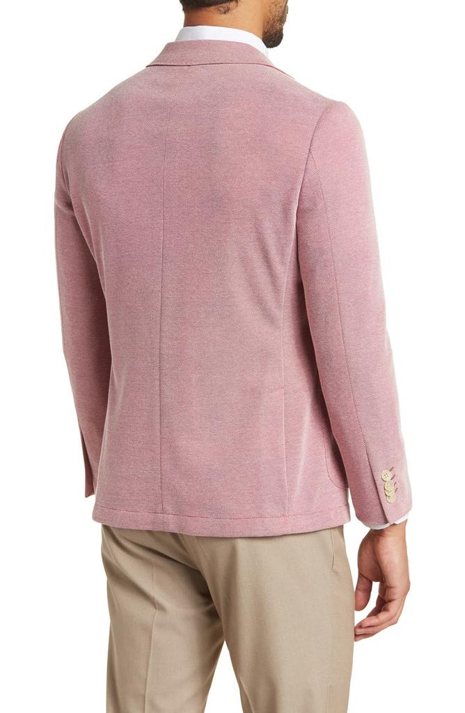 SAVILE ROW CO Notch Lapel Knit Blazer