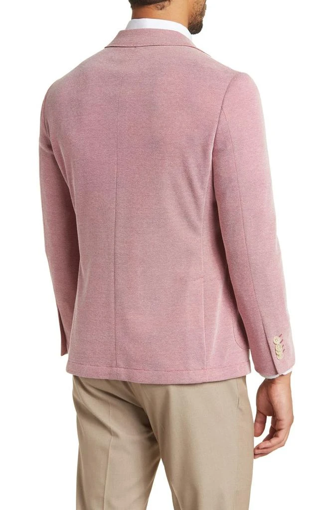 SAVILE ROW CO Notch Lapel Knit Blazer 2