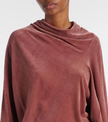 Rick Owens Draped charmeuse top 4