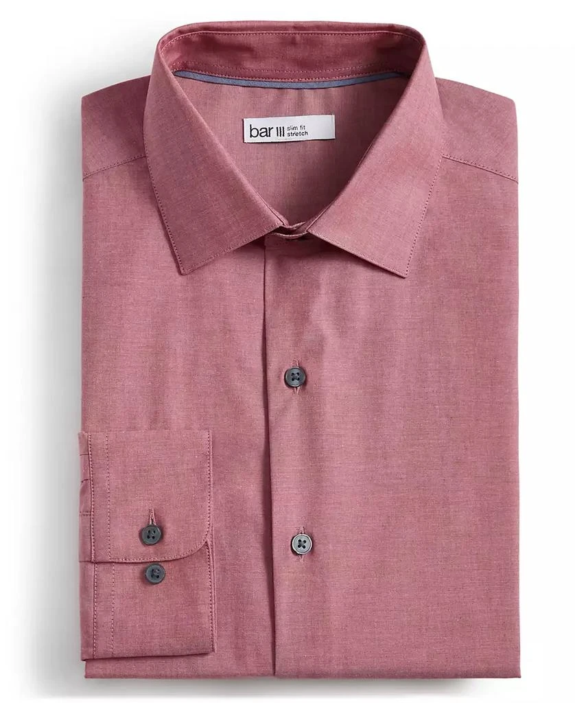 Bar III Men's Slim Fit Chambray Dress Shirt, Created for Macy's 2