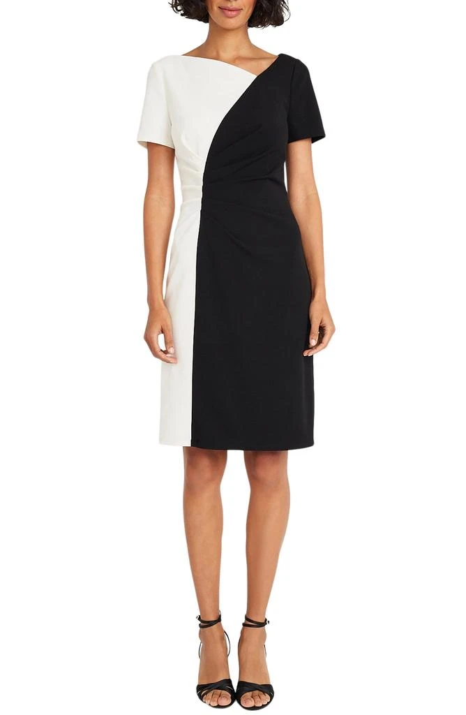 Maggy London Colorblock Bodycon Dress in Black/White at Nordstrom Rack, Size 4 Maggy London Colorblock Bodycon Dress in Black/White at Nordstrom Rack, Size 4