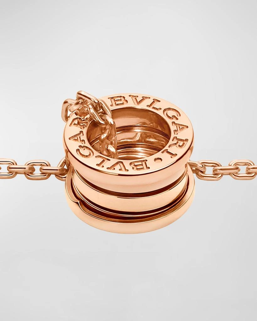 BVLGARI B.Zero1 Pendant Necklace in Pink Gold 4