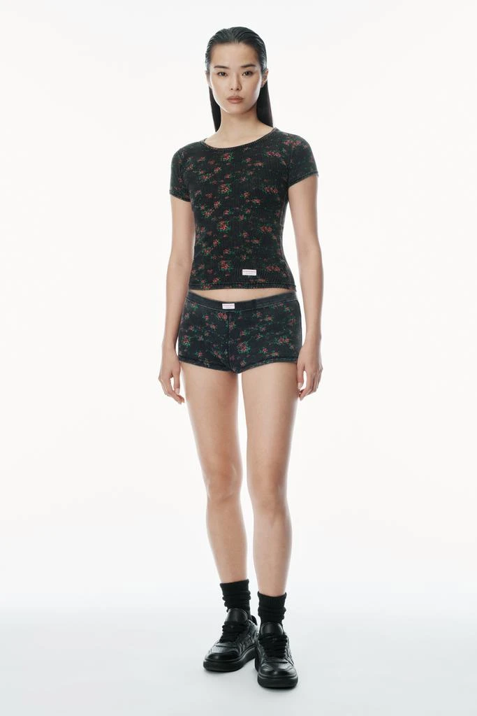 Alexander Wang Floral-Print Scoop Neck Tee 5