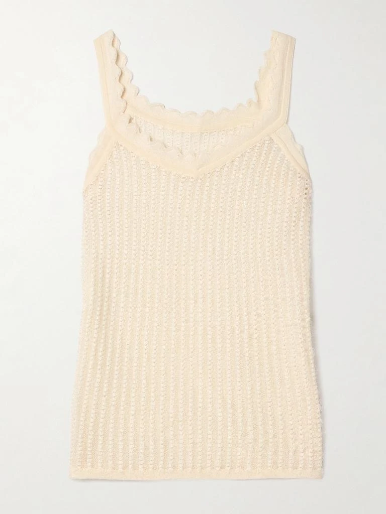 Khaite Ennio 扇贝边挑窿针织坦克背心
