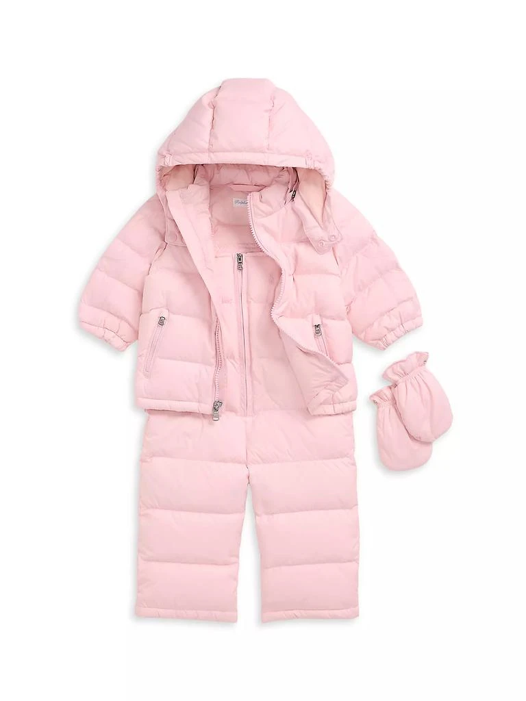 Ralph Lauren Baby Girl's​ Down Jacket &amp; Overalls Snowsuit 1