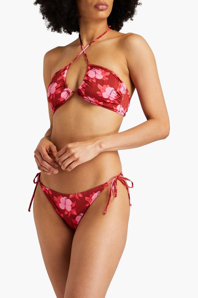 Fisch Chanzy floral-print stretch-ECONYL® bikini briefs