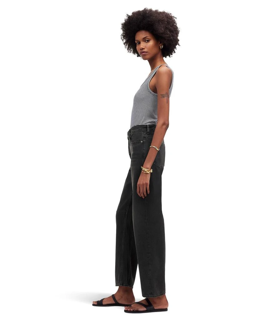 Madewell The Darted Barrel-Leg Jean in Olenda Wash 2