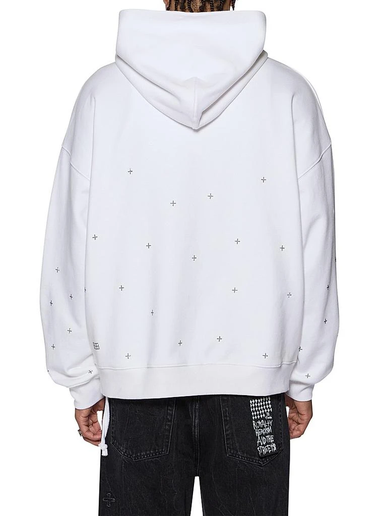 Kplus Ekcess Crystal-Embellished Logo Cotton Hoodie – On Sale Now