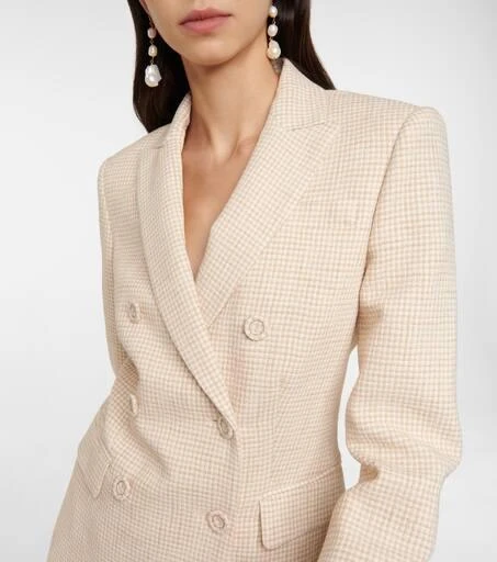 Altuzarra Indiana gingham tweed blazer 4
