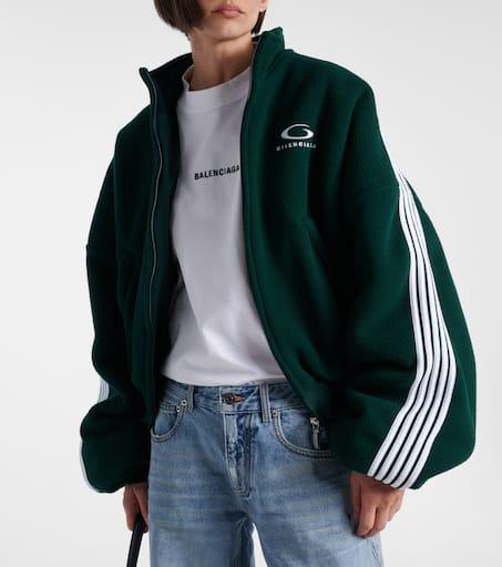 Balenciaga Loop Sports Icon fleece jacket - Jackets - Free