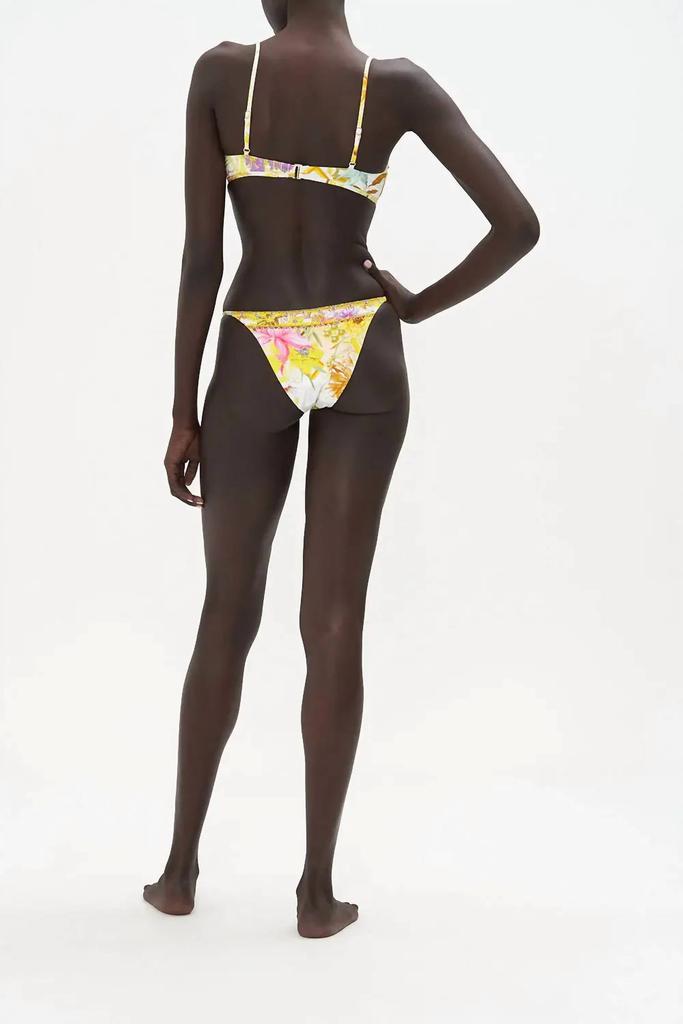 Camilla Dip Front Skinny Side Bikini Bottom In How Does Your Garden Grow