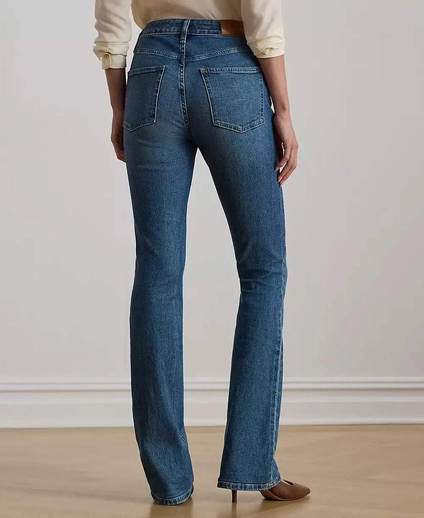 Ralph Lauren Petite High-Rise Boot Cut Jeans 3