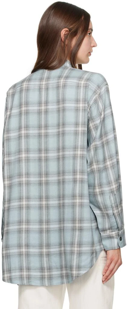 AMI Blue Check Shirt 3