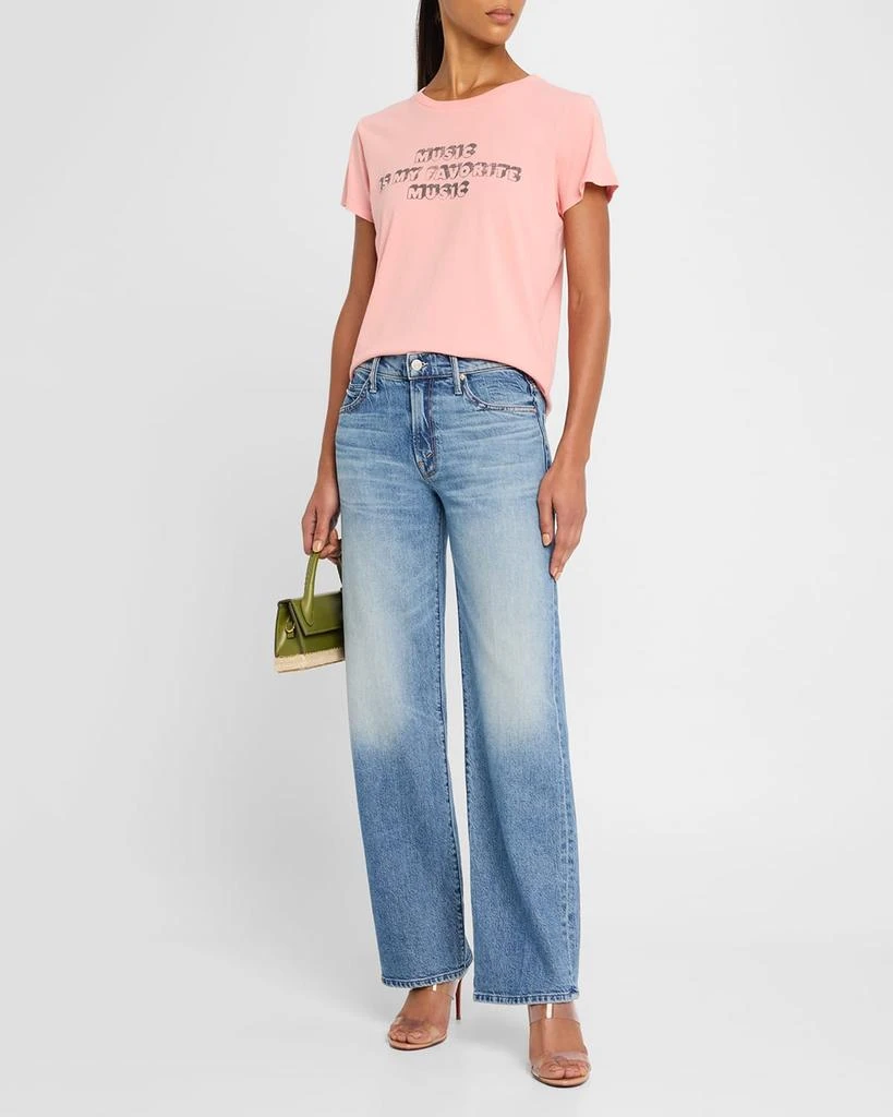 MOTHER Lil' Mid-Rise Tunnel Vision Sneak Jeans 2