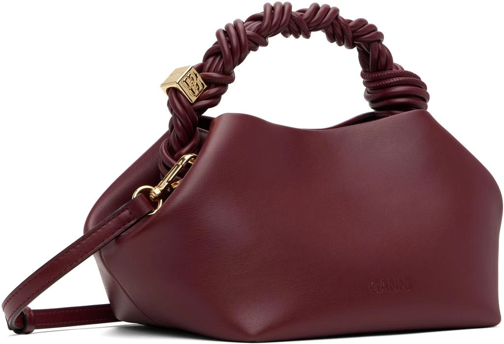 Ganni Burgundy Small GANNI Bou Bag 3