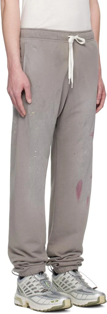 MM6 Taupe Paint Splatter Sweatpants 2