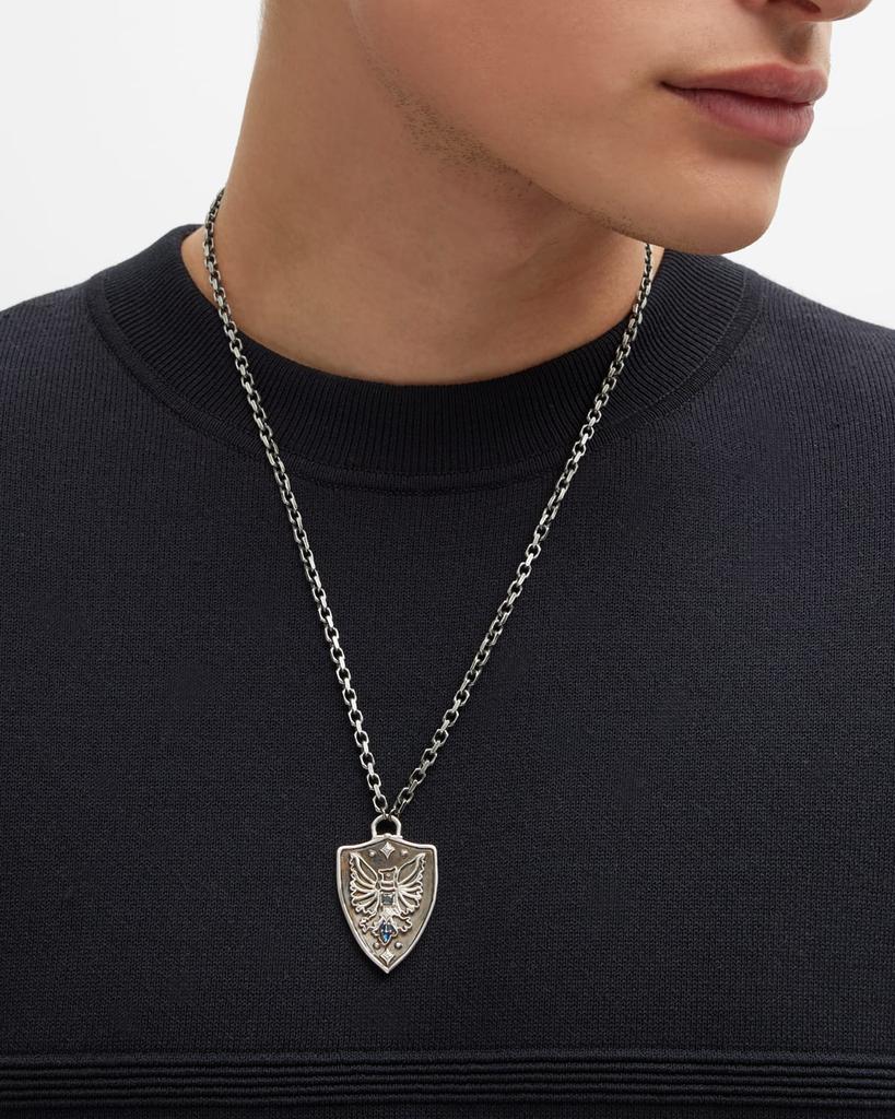Armenta Men's Griffin Shield Pendant