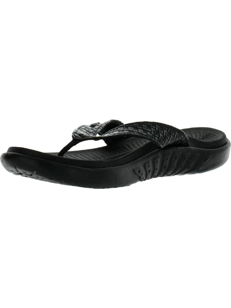 KuaiLu Womens Open Toe Slip On Thong Sandals 1