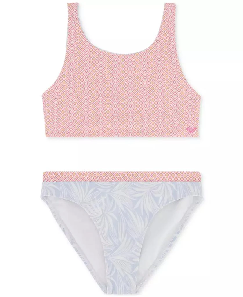 Roxy Big Girls Bali Breaks Two-Piece Swimsuit Set 4