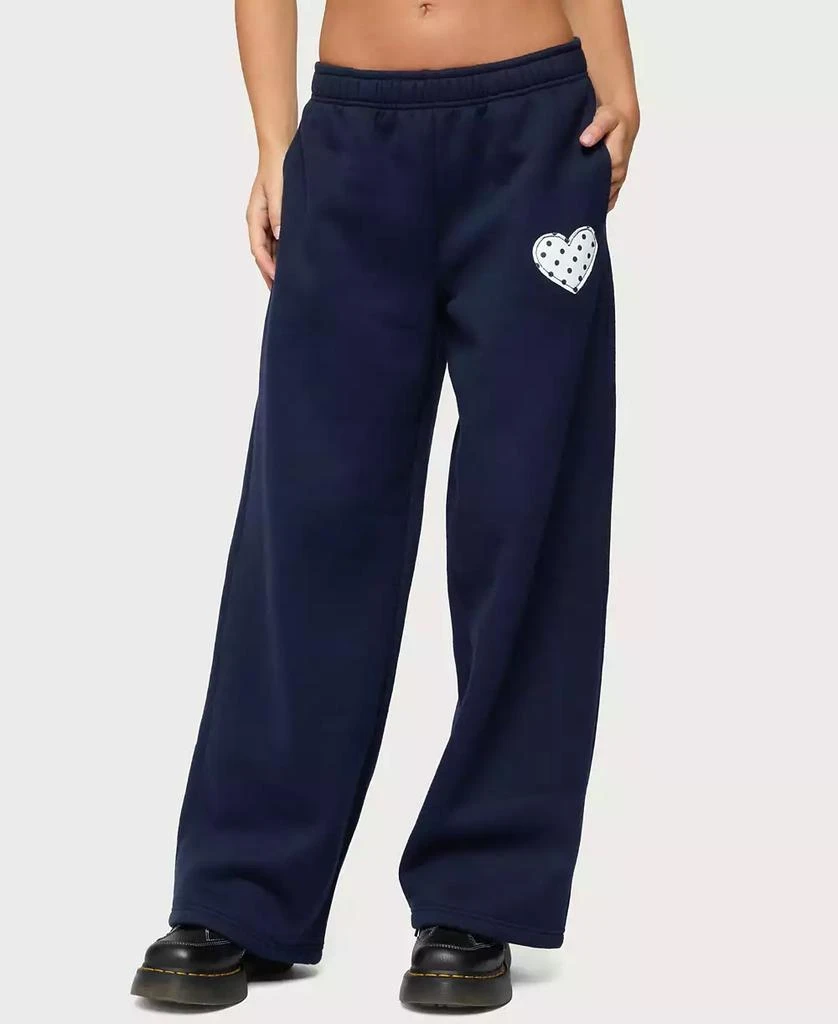 Edikted Women's I Heart London Sweatpants 1