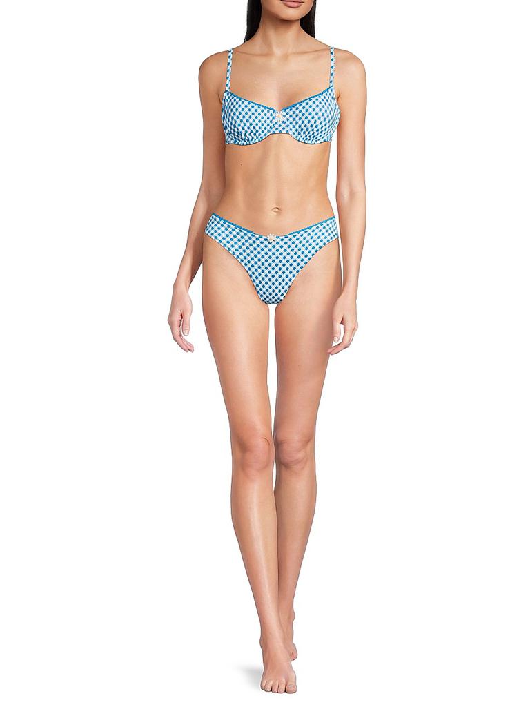 Solid & Striped The Daphne Gingham Bikini Top