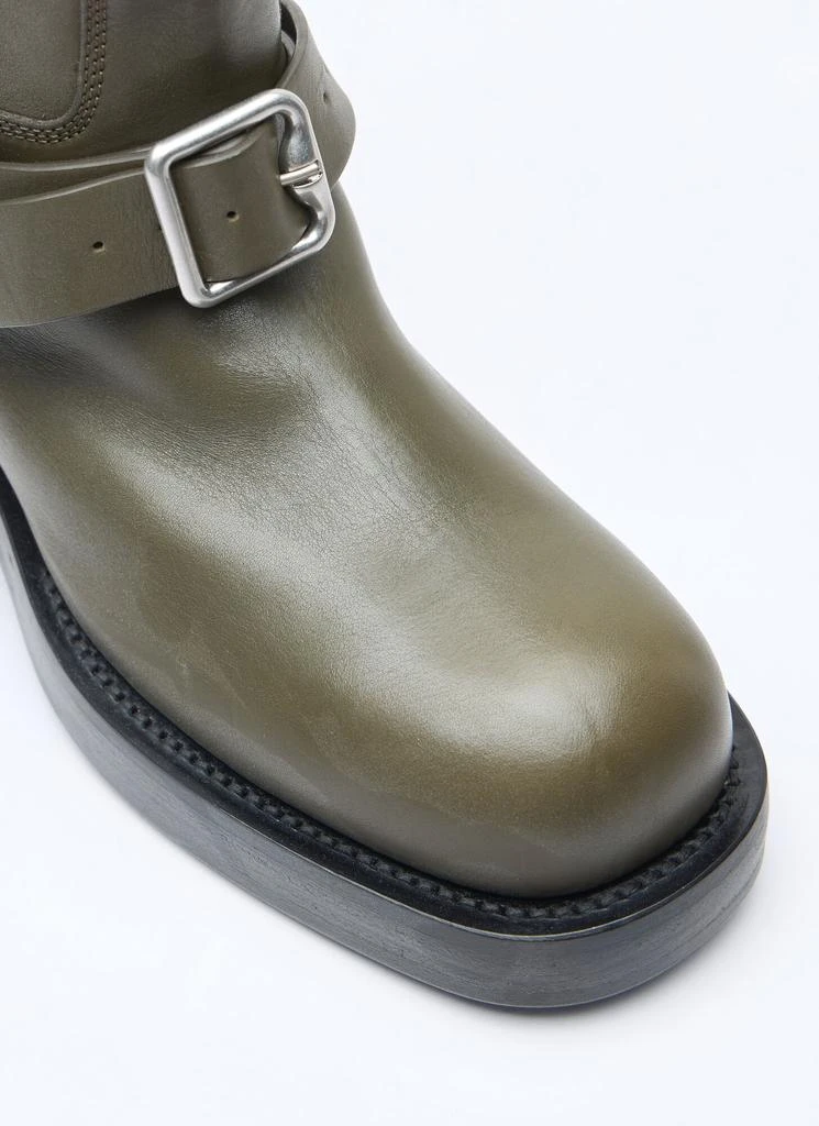 Burberry Leather Saddle High Boots 2