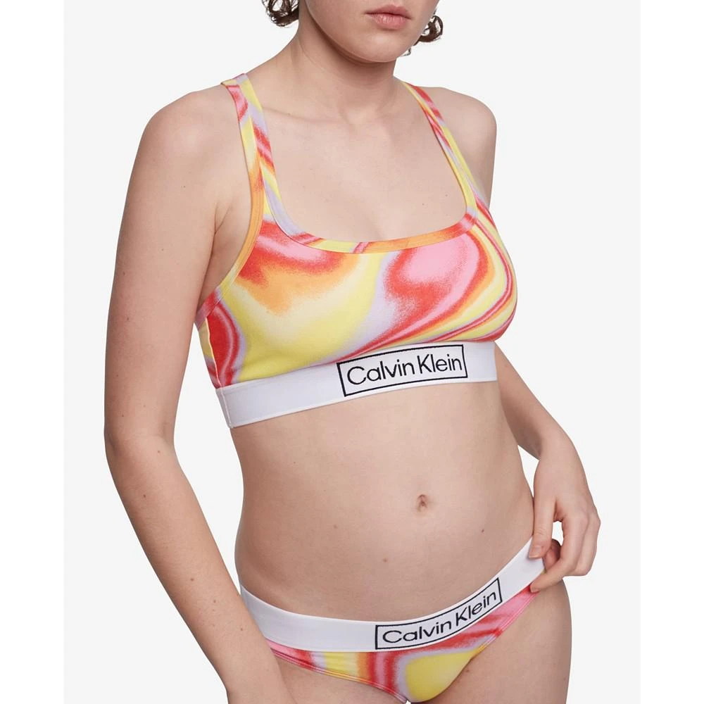 Calvin Klein Women's Reimagined Heritage Unlined Bralette QF6768 3