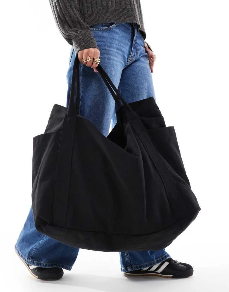 ASOS ASOS DESIGN extra large heavyweight canvas tote bag 4