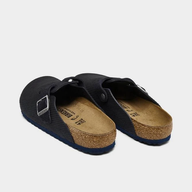 Birkenstock Men's Birkenstock Boston Corduroy Suede Embossed Clogs 4