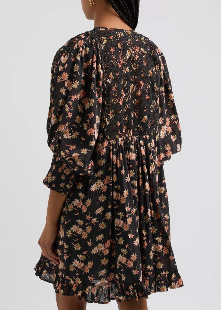 BYTIMO Floral-print cotton-blend mini dress 3