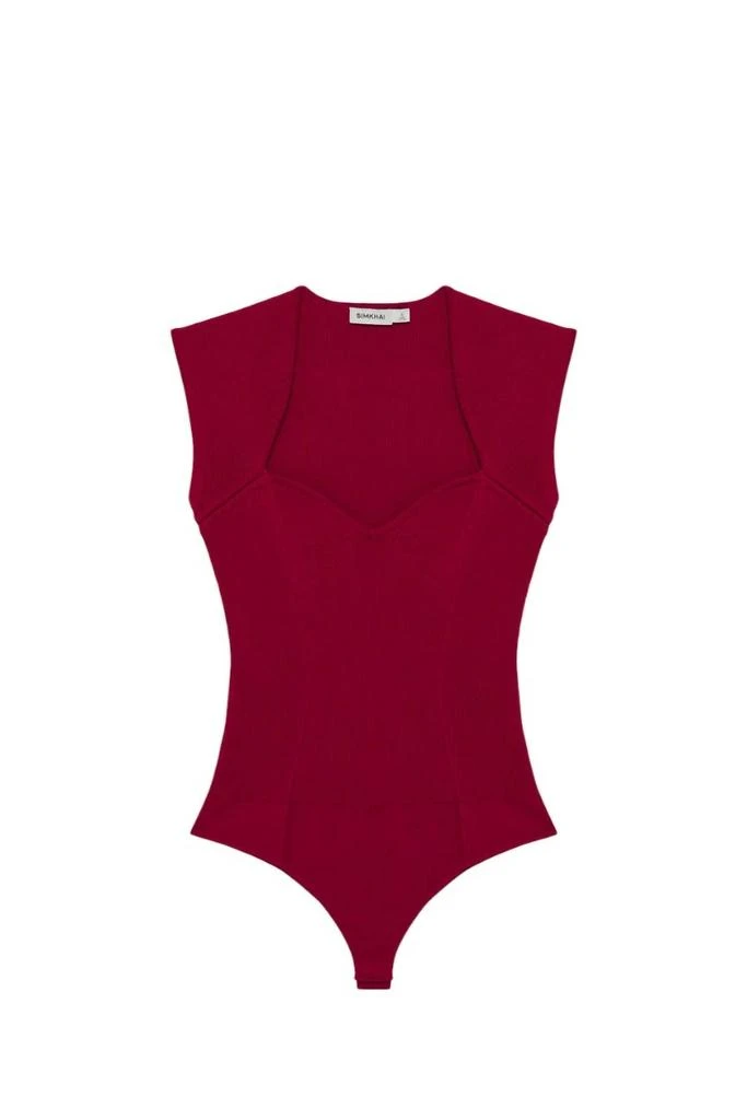 Jonathan Simkhai Jonathan Simkhai - Barbara Sweetheart Bodysuit 4