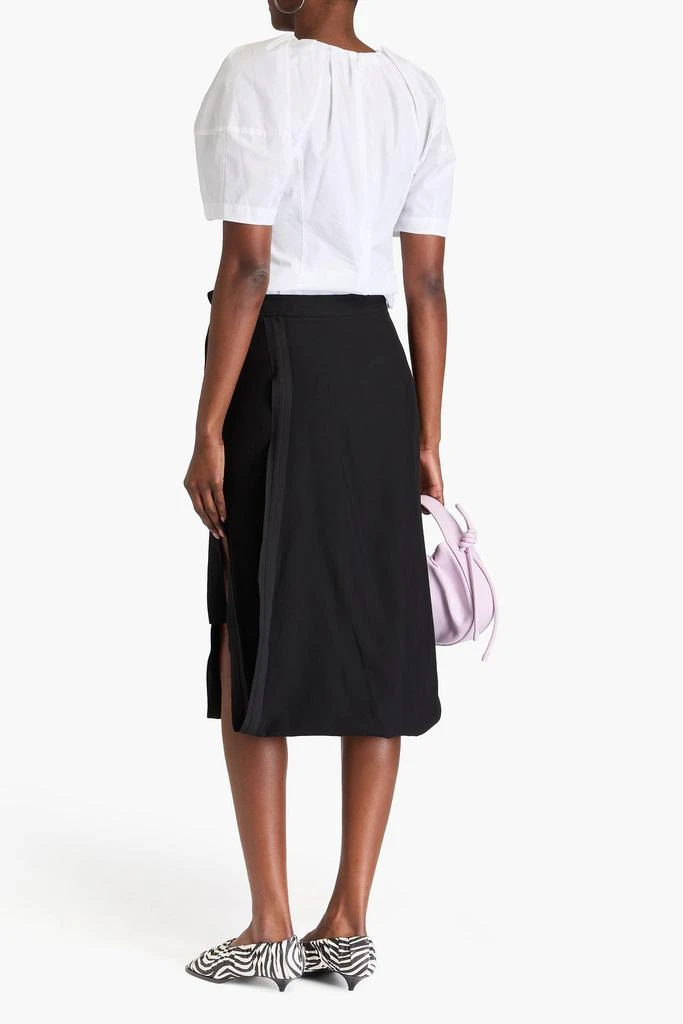 3.1 PHILLIP LIM Wrap-effect wool-blend midi skirt 3