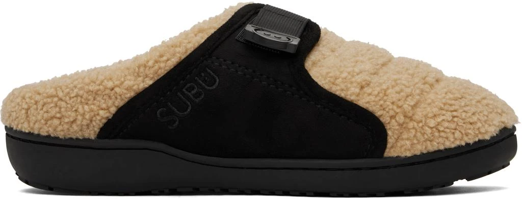 A.P.C. Beige SUBU Edition Belt Line Slippers 1